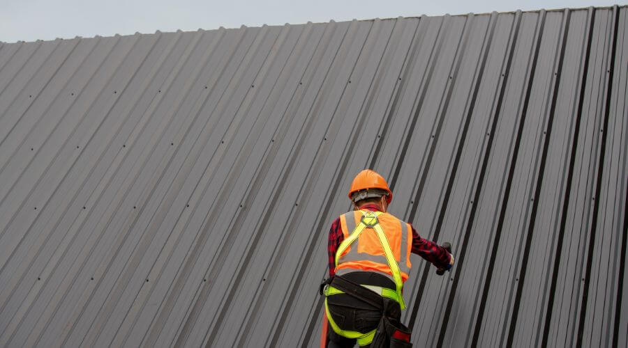 Professional metal roof installation services in Lamoure, ND